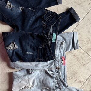 Wax Jean Two-Tone Denim Jeans